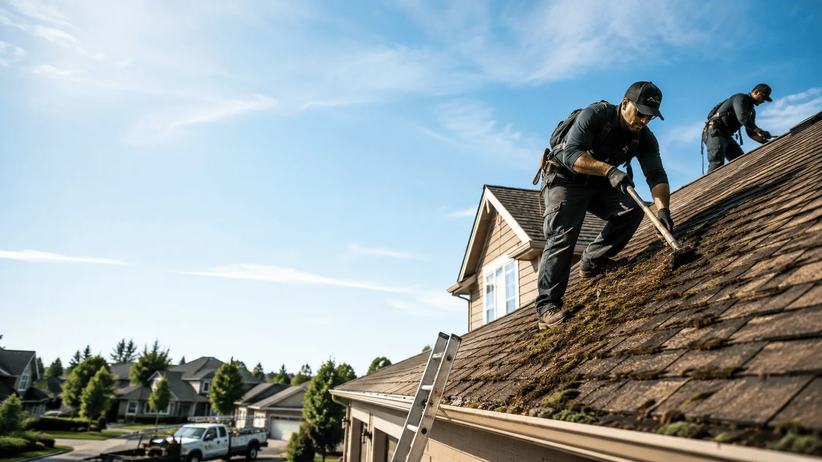 Roof Moss Removal in Aberdeen, MD near me